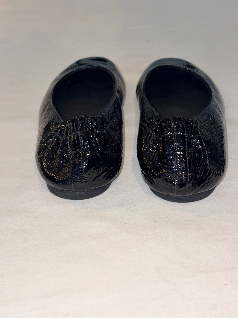 Black Patent Leather Flats - Picture 3 of 6